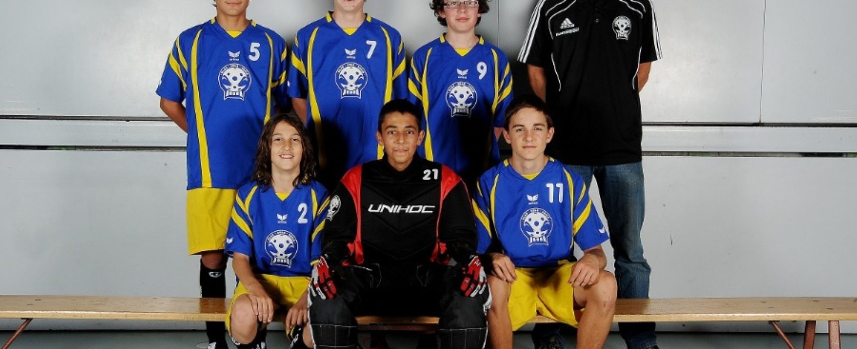 B-Junioren des UHC Blaugelb Cazis gegen UH Appenzell und UHC Grabs-Werdenberg