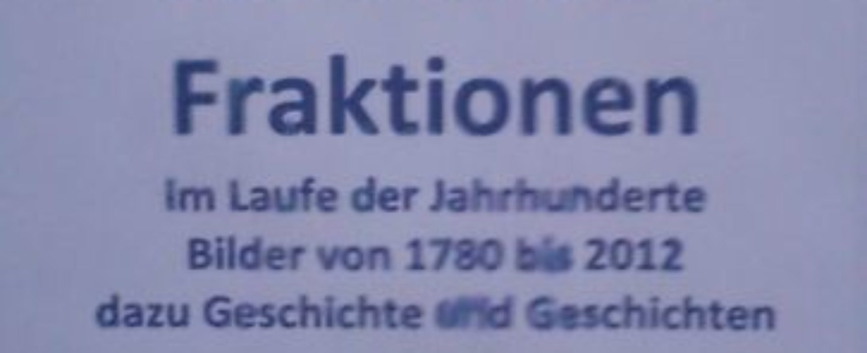 Kulturarchiv Cazis: Interessanter Anlaß heute abend