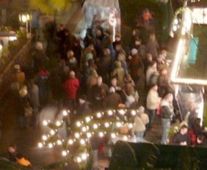 Weihnachtsmarkt in Thusis am Freitag, 7. Dezember.