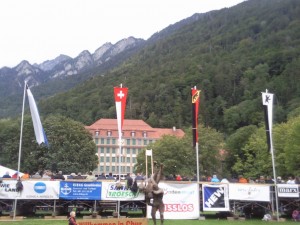 Die Quaderwiese in Chur als Festplatz
