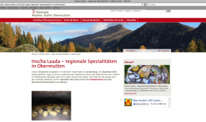 Inscha Laada – regionale Spezialitäten in Obermutten. (Symbolbild)