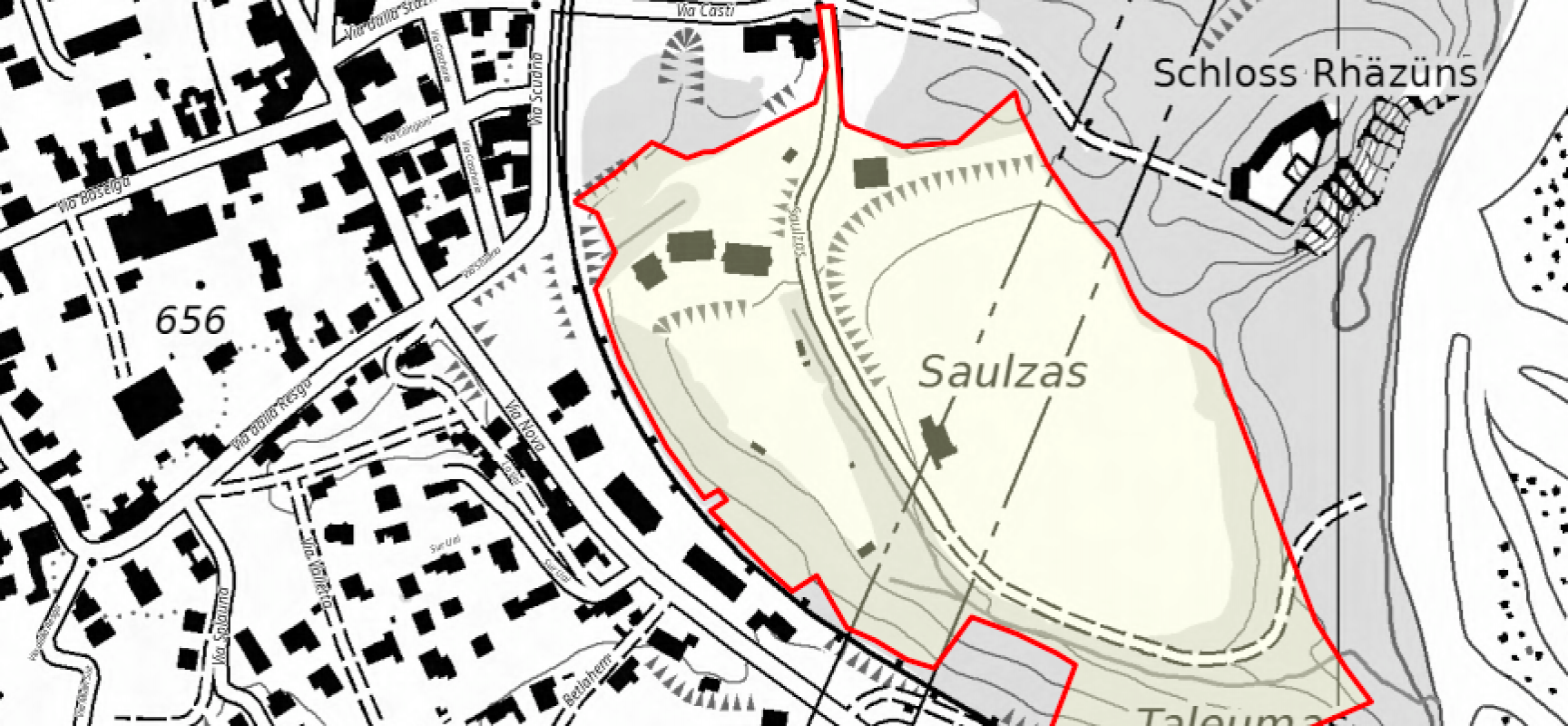 Rhäzüns: Pläne für Quartier Saulzas