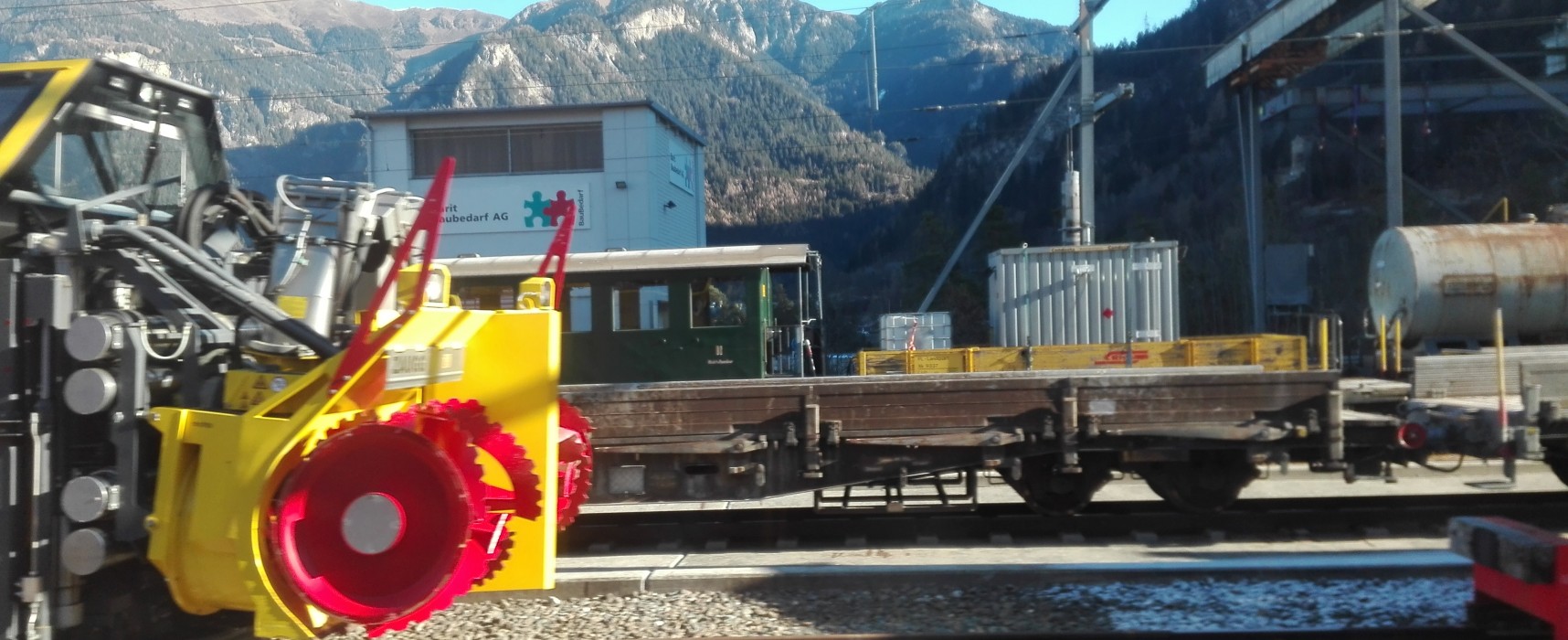 RhB Thusis: Für den Winter gerüstet