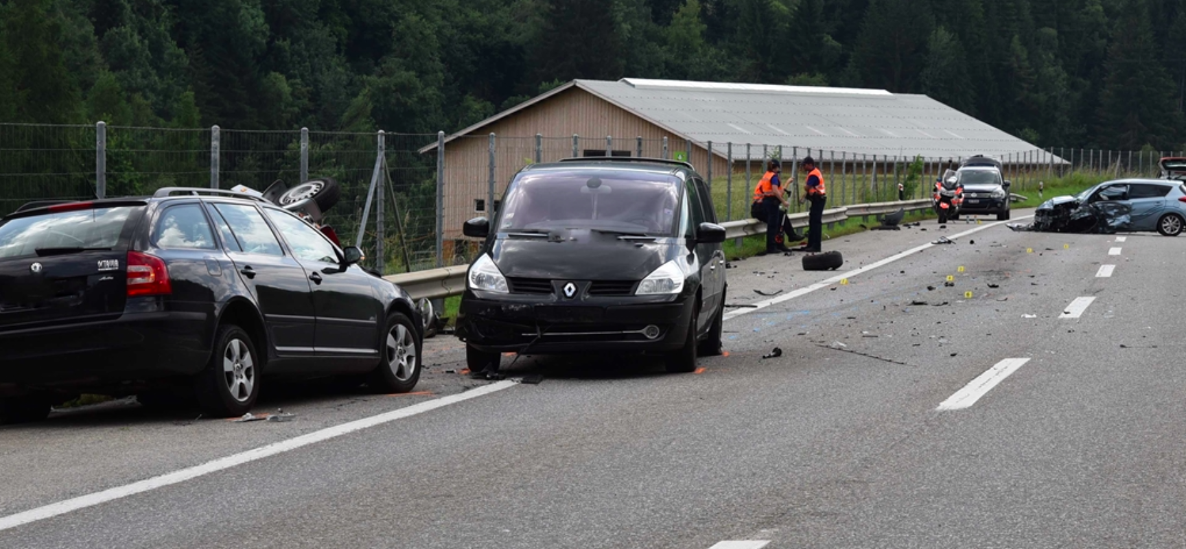 Unfall auf A13 bei Zillis | Domleschger Zeitung ...