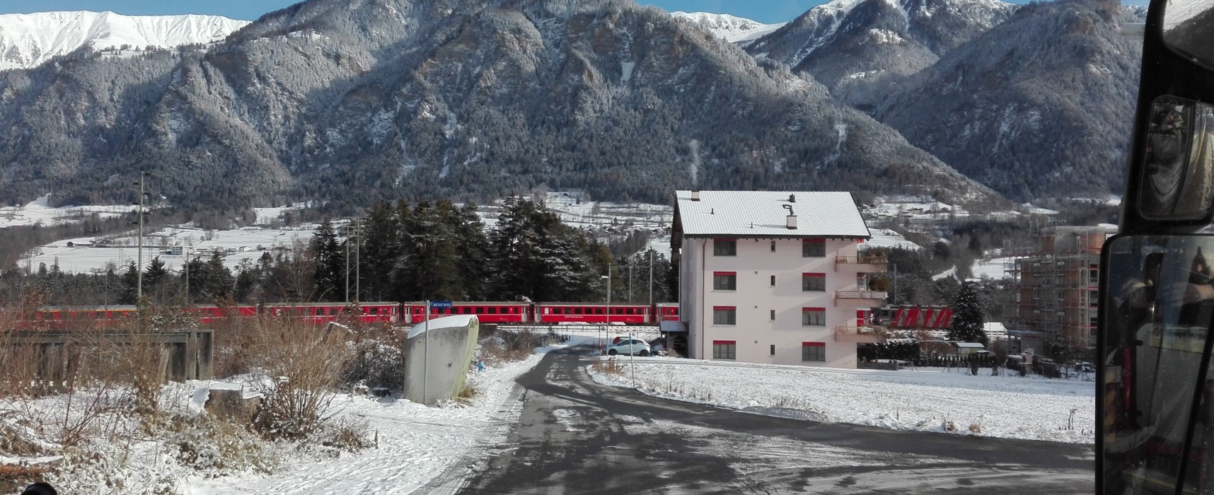 Strecke Thusis – Cazis – Rhäzüns – Bonaduz nach  Chur unterbrochen