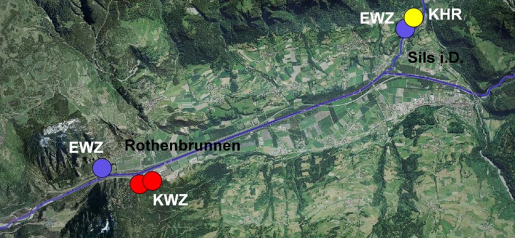 Rhäzünser Rheinauen, Hinterrhein und Albula von Wasserstandsschwankungen beeinträchtigt