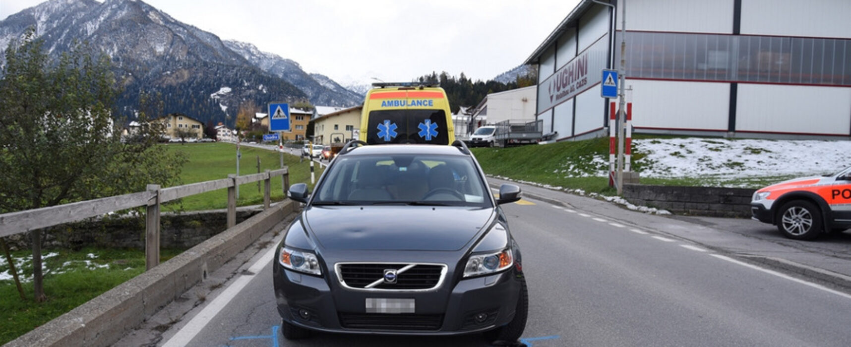 Unfall in Cazis – Summaprada: Mädchen von Auto erfaßt