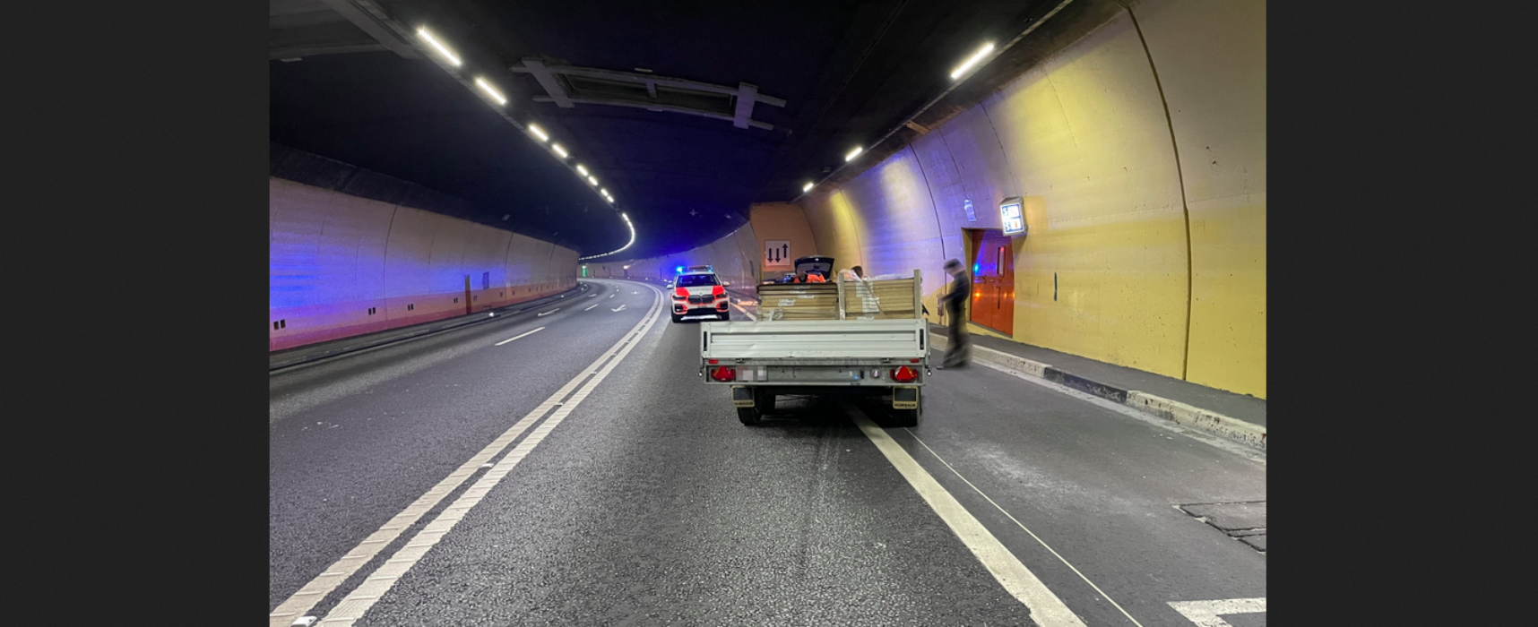 Unfall von Junglenker im Crapteigtunnel