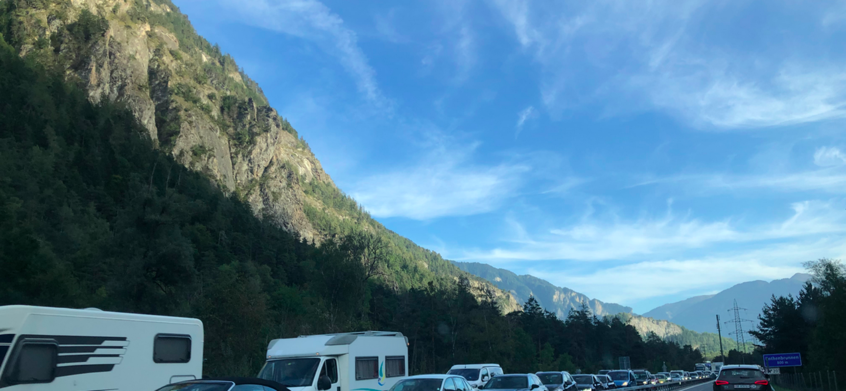 Ausweichverkehr auf der A13 über Ostern, Pfingsten & Auffahrt