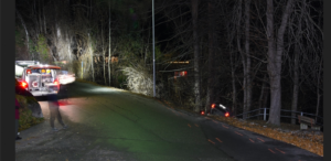 Unfall Heinzenbergstrasse Thusis 2. Januar 2024