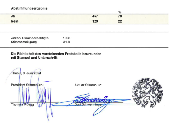 Thusis und Mutten mit einheitlichen Tourismusabgaben