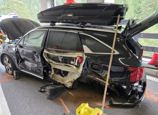 Unfall auf der A13, Rongellen