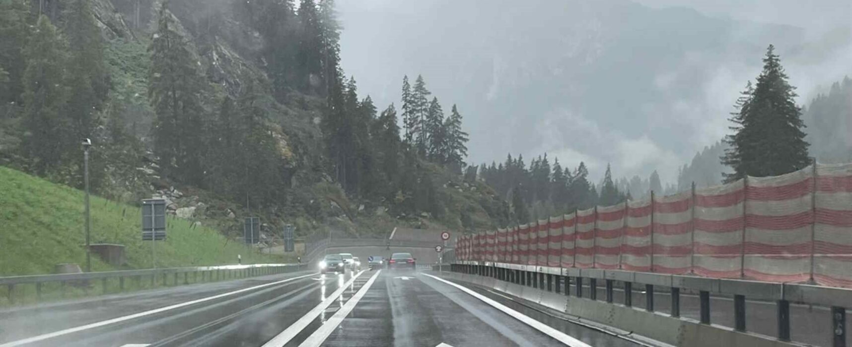 Geisterfahrer: Nach Thusis in Tunnel falsch eingebogen