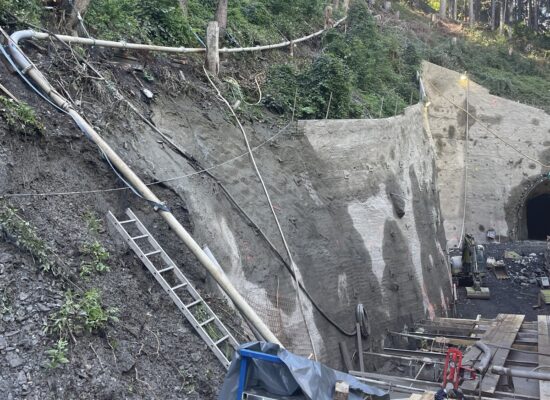 Unfall auf RhB-Baustelle in Sils im Domleschg