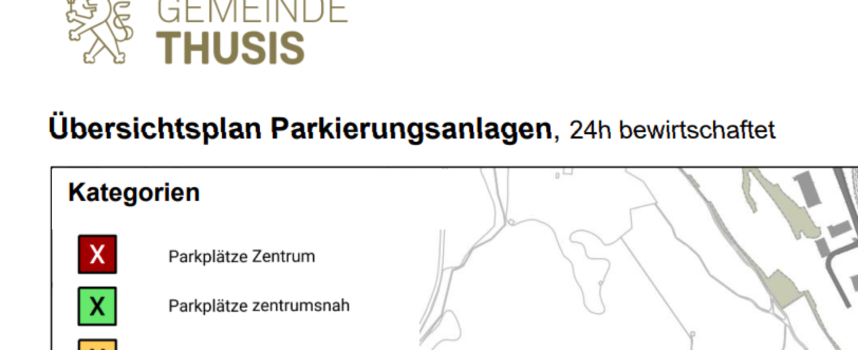 Gemeinderat von Thusis erhöht Parkgebühren