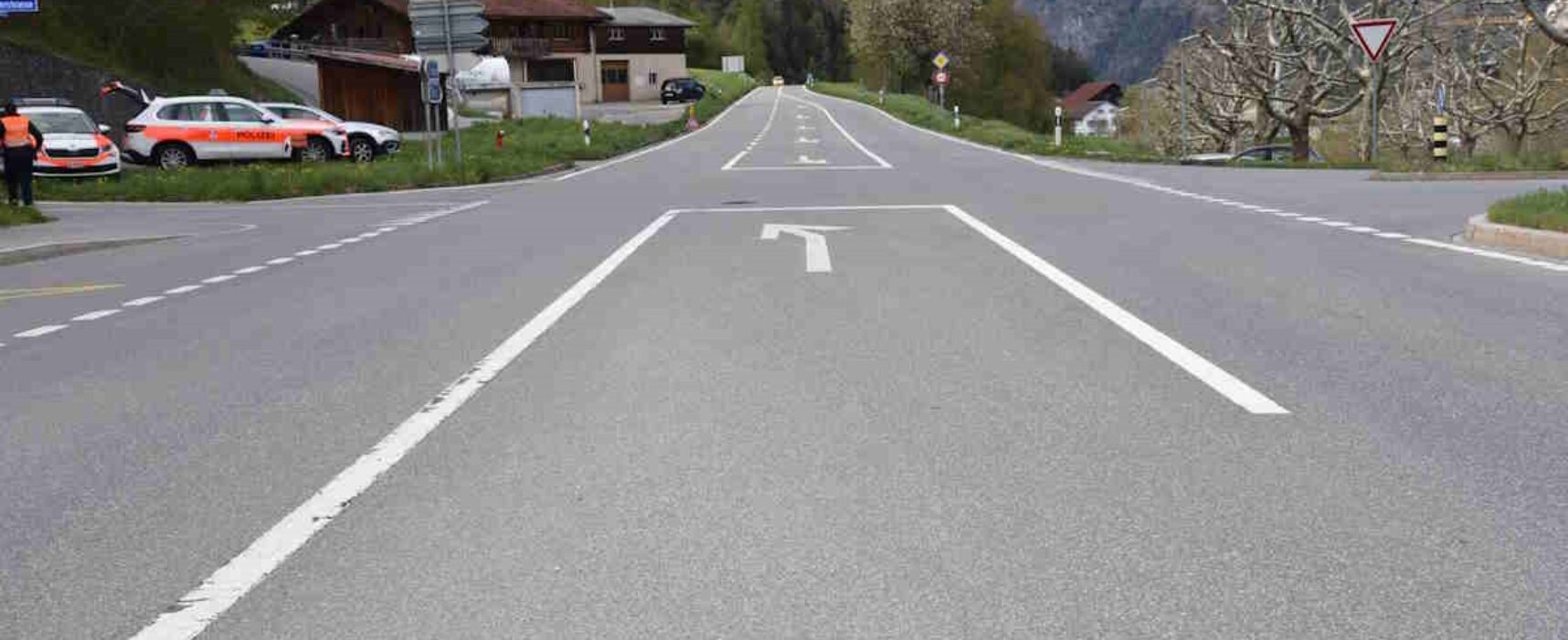 Unfall in Cazis-Realta bei Klinik Beverin
