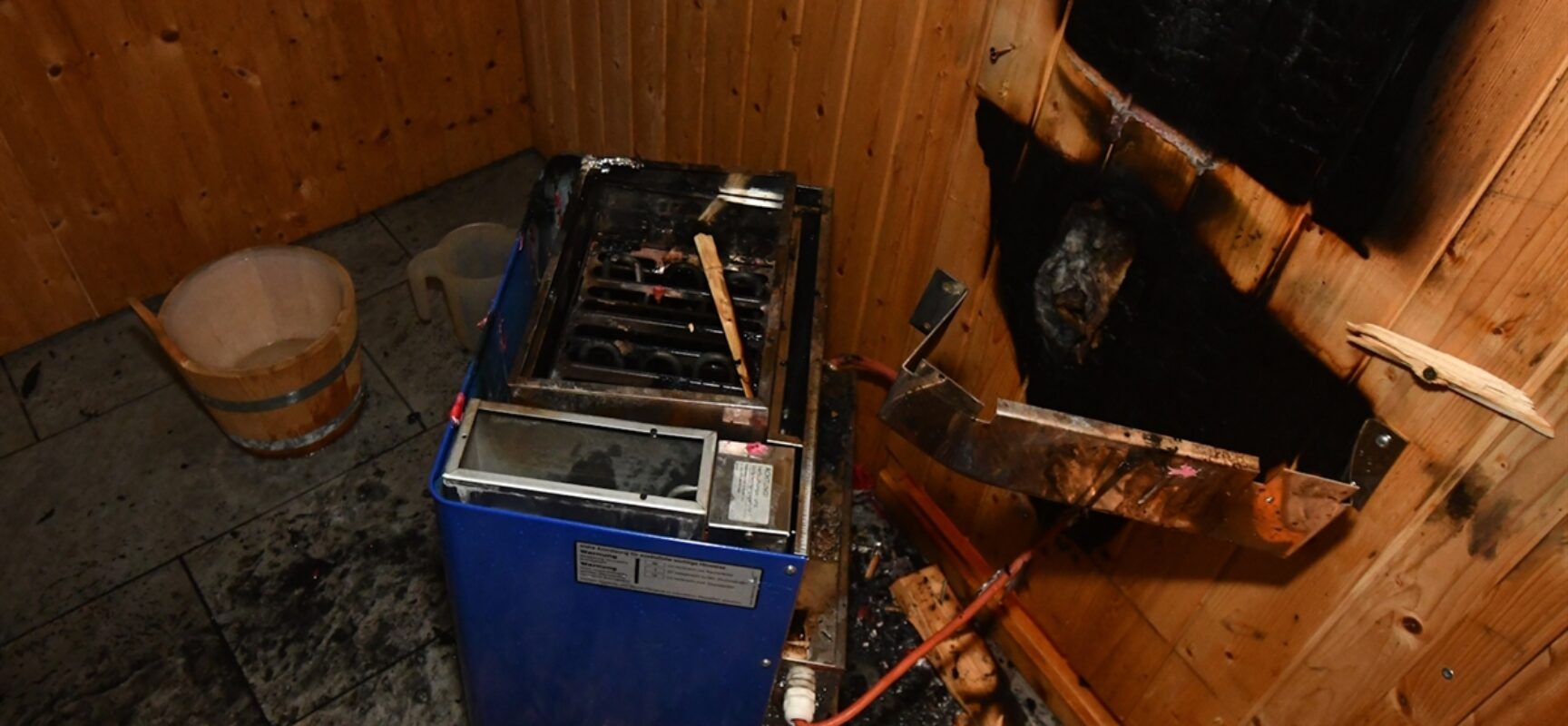 Feuerwehreinsatz in Sils i.D. wegen Sauna-Ofen
