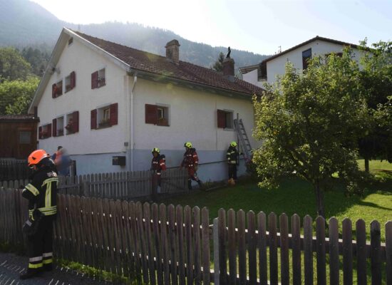Rhäzüns: Feuerwehr rückte wegen Rauchentwicklung aus