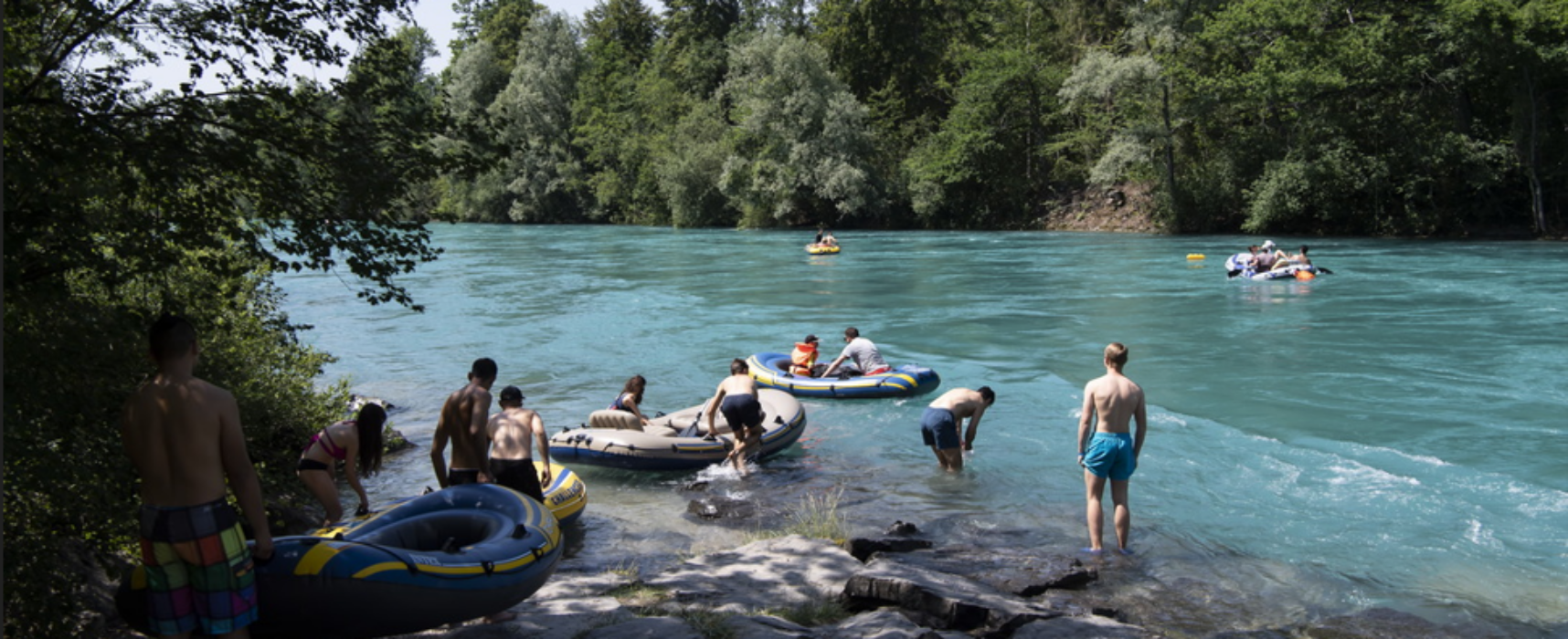 Vorsicht beim Baden und Schwimmen