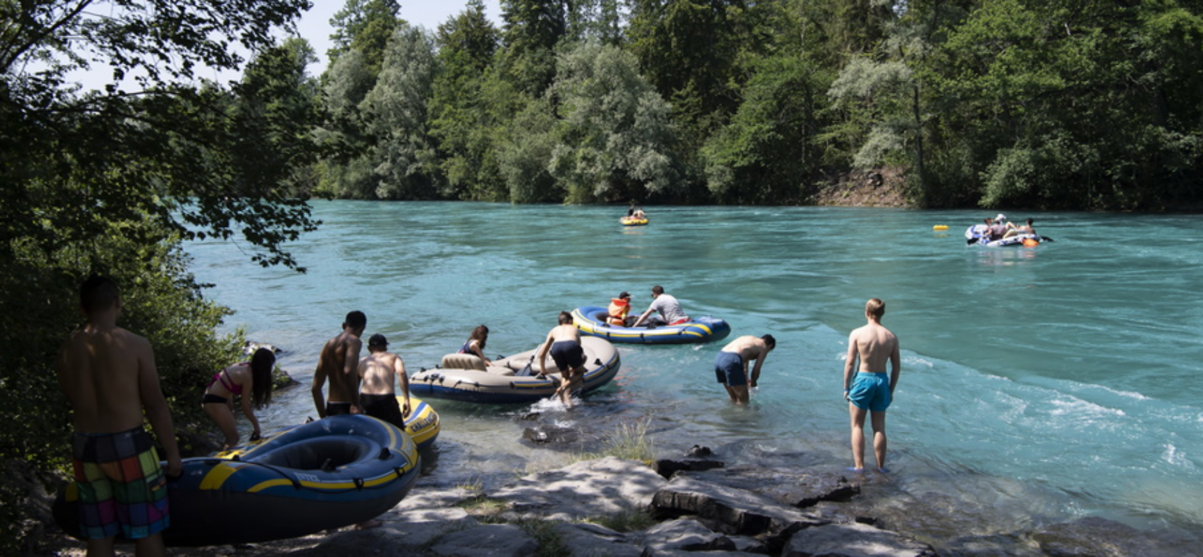 Vorsicht beim Baden und Schwimmen