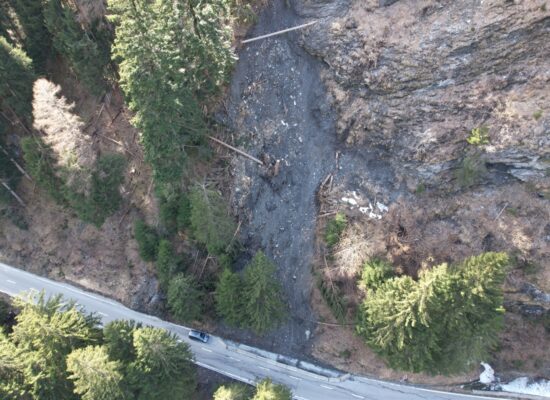 Rutschung Rania: Hangsicherungs-Arbeiten in der Viamala-Schlucht