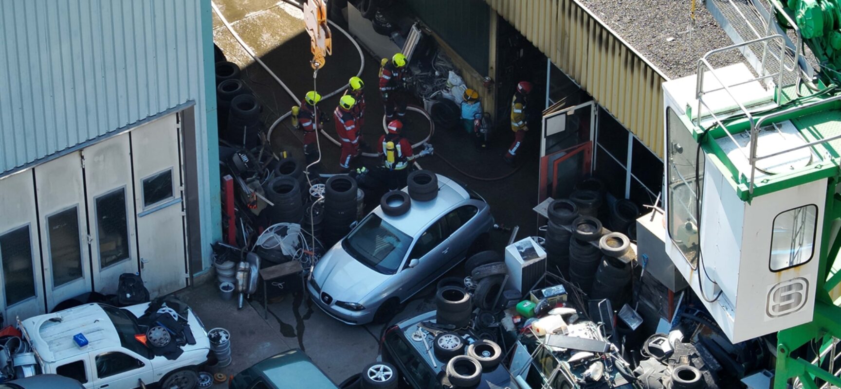 Einsatz der Feuerwehr Domleschg