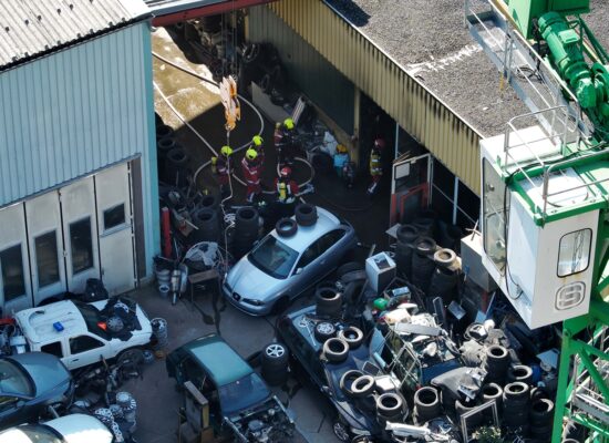 Einsatz der Feuerwehr Domleschg