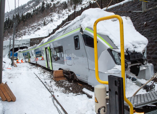 Zugentgleisung am Lötschberg