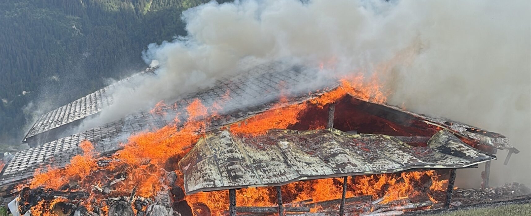 Brand in Tschappina
