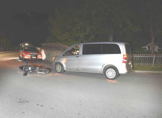 Alkoholunfall in Pratval